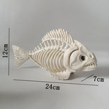 Halloween Animal Skeleton Bones Creepy Bat Mouse Lizard Decor Props