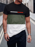 Summer New Style Men's T-shirt Casual Fashion 3D Letter