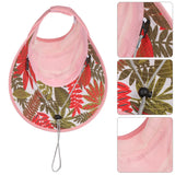 Fashion Wide Brim Sun Hat Anti-UV Beach Visor Cap Women