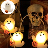 Halloween LED Pumpkin String Lights Outdoor Hanging Decor Garland