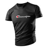 Summer Outdoor Fitness Sports Men's T Shirt Casual O-neck