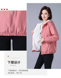 Winter Women’s Thicken Jacket Korean Velvet Thickening Hooded Cotton Padded Warm Waterproof Coats Casual Light Short Outerwears