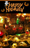 Halloween LED Pumpkin String Lights Outdoor Hanging Decor Garland