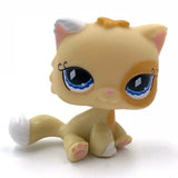 Rare pet toy Mini Stands Short Hair Kitten Old Figures Collection Original Bobble head toy lps