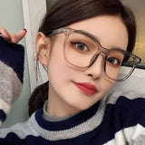 Unisex Square Blue Light Blocking Glasses for Computer Use