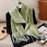 Women's Winter Cashmere Scarf Warm Pashmina Shawl Wrap