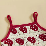 Infant Baby Girls Crocheted Flowers Toddler Summer Clothes