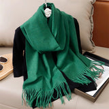 Women's Winter Cashmere Scarf Warm Pashmina Shawl Wrap