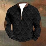 Men’s Patchwork Windbreaker – Stand Collar Long Sleeve Casual Jacket