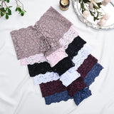 5PCS/SET Women's Sexy Lace Panties Low Waist Bow MultiColor
