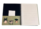 (3 Pack) Molly & Rex Spiral Notebook, Cat Pattern, College Ruled with Folder