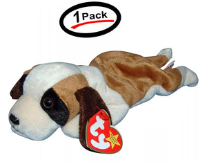 TY Beanie Babies Bernie the St. Bernard Dog Plush Toy Stuffed Animal