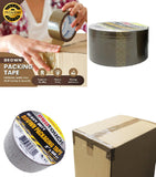 Heavy Duty Carton Sealing Brown Packing Tape Box Shipping 2" x 50 Yards (4 Pack)