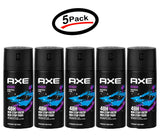 (5 Pack) Axe Deodorant Body Spray Marine Mens Fragrance 150ml/5.07 Oz