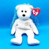 TY Mrs. the Bride Bear Beanie Baby 2000 by Ty