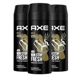 Axe Gold OUD Wood & Fresh Vanilla 48H Body Spray(3 PK)