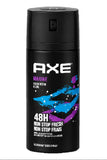 (5 Pack) Axe Deodorant Body Spray Marine Mens Fragrance 150ml/5.07 Oz
