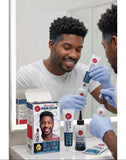 Mens Hair Color Jet Black Advanced Formula Professional Quality (2 Pack)