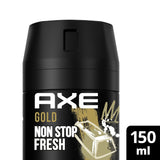 Axe Gold OUD Wood & Fresh Vanilla 48H Body Spray(3 PK)