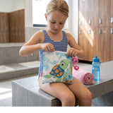 Nuby Ocean Friends Reusable Snack Bags Travel Zipper 3PK