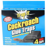 12 Traps (3 Pack) Roach Glue Traps Board Pest Insect Rodent Bugs Killer Control