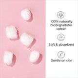 (3 Pack) Natural Cotton Soft and Gentle Cotton Balls Organics Hypoallergenic-New