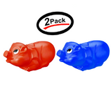(2 Pack) 14" Giant Plastic Piggy Banks
