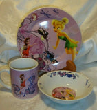 Disney Fairies Ceramic Kids Dinnerware