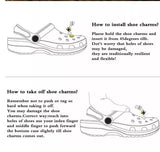 Transportation Shoe Charms