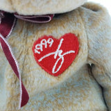 TY Beanie Baby - SIGNATURE BEAR 1999 (8.5 inch) Rare Errors -New