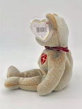 TY Beanie Baby - SIGNATURE BEAR 1999 (8.5 inch) Rare Errors -New