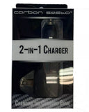 Carbon Sesto 2 in 1 USB Fast Charger