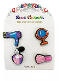 Girls Cosmetics Shoe Charms 