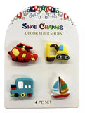 Transportation Shoe Charms 