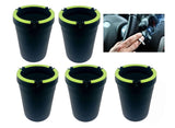 Glow in Dark Butt Bucket Ashtray Cigarette Extinguishing Cup Car Holder (5 Pack)