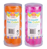  Plastic Reusable Ice Cubes 