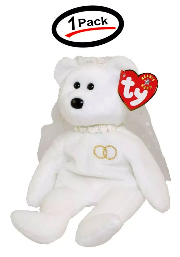 TY Mrs. the Bride Bear Beanie Baby 2000 by Ty