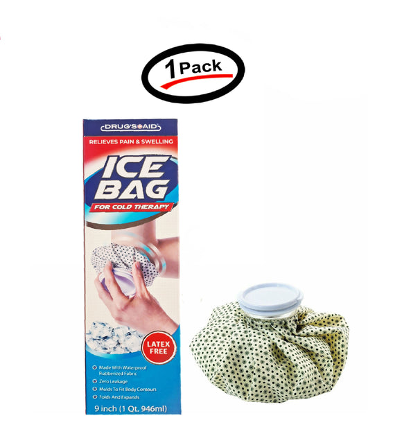Reusable Ice Bag Pack 9 Inch Cold Therapy English Ice Cap Design First Aid Pain
