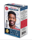 Mens Hair Color Jet Black Advanced Formula Professional Quality (2 Pack)