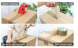 Heavy Duty Carton Sealing Brown Packing Tape Box Shipping 2" x 50 Yards (4 Pack)
