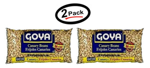 2 Goya Canary Beans 16oz | Frijoles Canarios (2 Pack)