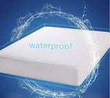Fabric Mattress Protector-Waterproof & Dust Mite Proof Durable Cover- Queen Size