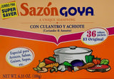 Sazon Goya con culantro y achiote 36 packets 6.33 oz (2 pack)