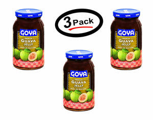 Goya Guava Jelly, 17-Ounce Glass Jars (Pack of 3)