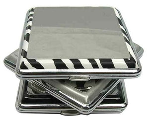 Mirrored unfiltered short snazzy cigarette cases holds 9 cigarettes