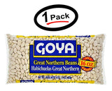1 Pack of Goya Great Northern Beans, 16 Ounce