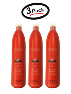 3 Pack Kuz Energizing Shampoo All Hair Made In Italy 16.9 oz Bottles