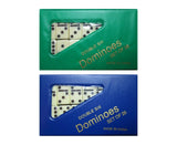 (2 PK) DOMINOES ONLINE DOUBLE SIX GAME MINI SET 28 TILES & CASE/FREE DOMINO SALE