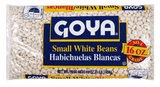 (3 Pack) Goya Small White Dry Beans 16 Ounce, Habichuelas Blancas