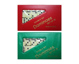 (2 PK) DOMINOES ONLINE DOUBLE SIX GAME MINI SET 28 TILES & CASE/FREE DOMINO SALE